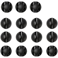 URAQT Clips de Cable- 15 Piezas Organizador de Cable Duraderos- con Autoadhesivo Fuerte para TV PC Laptop Cargador o…